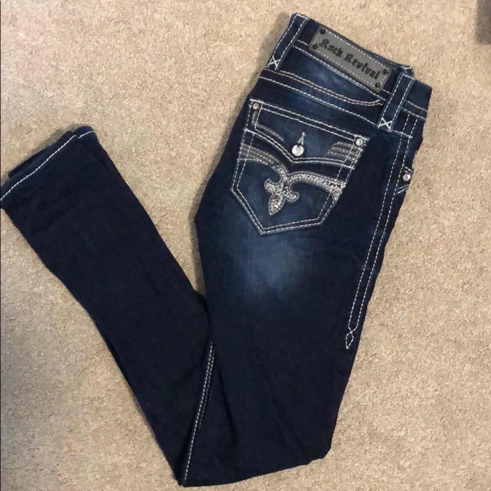 Rock revival skinny jeans size 25